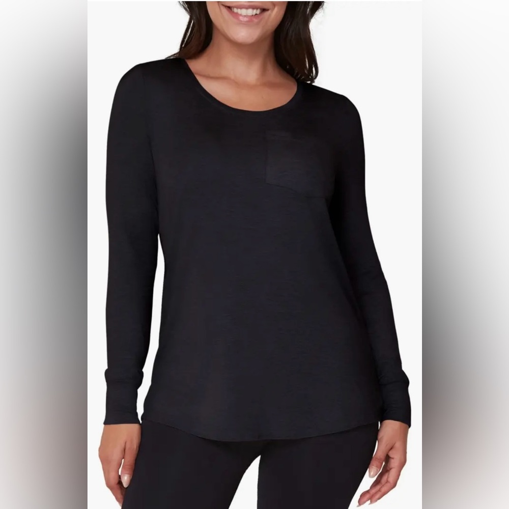 Belly Bandit - Perfect Long Sleeve Maternity/Nursing Shirt - Black - Size S